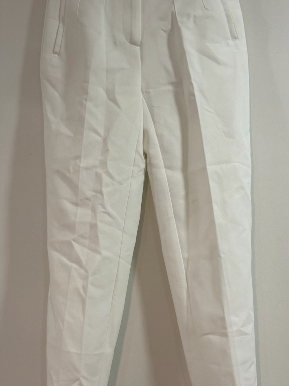 Zara White Tailored Dress Pants